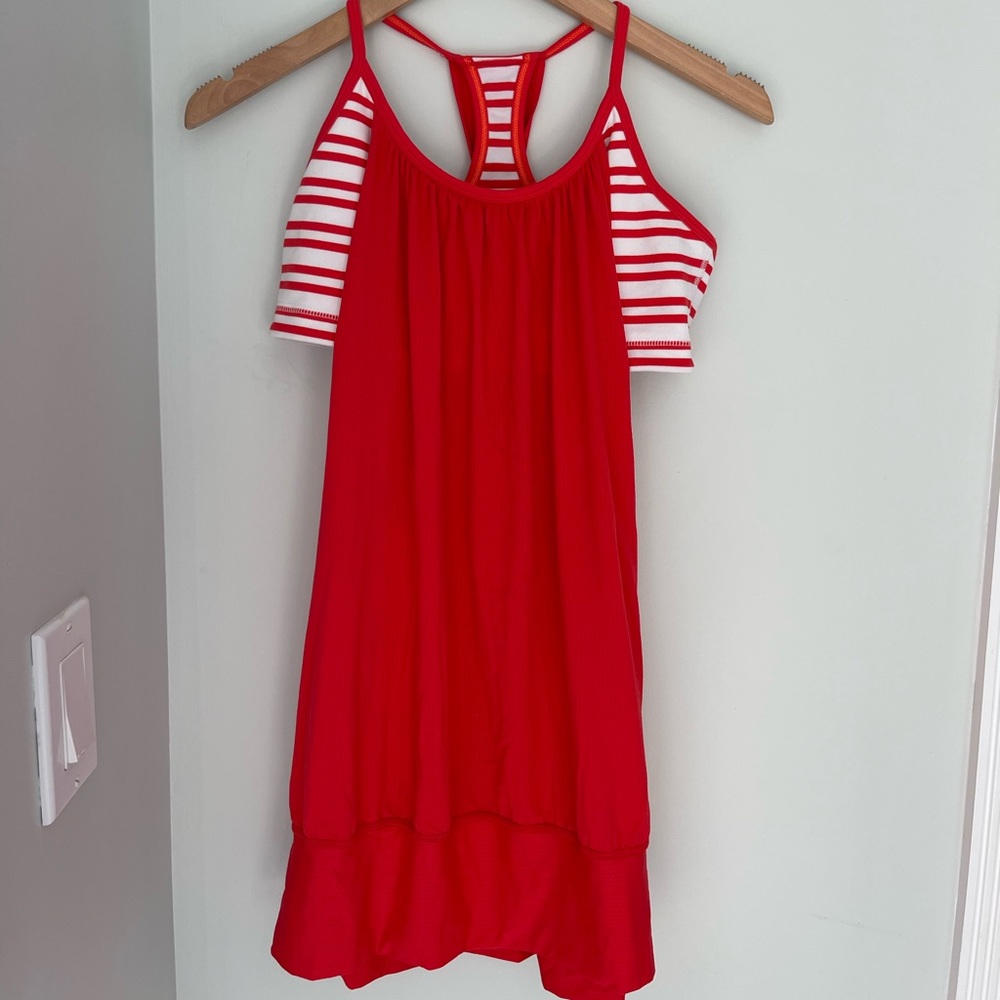 Lululemon Red Racerback Tank Top Size S/M